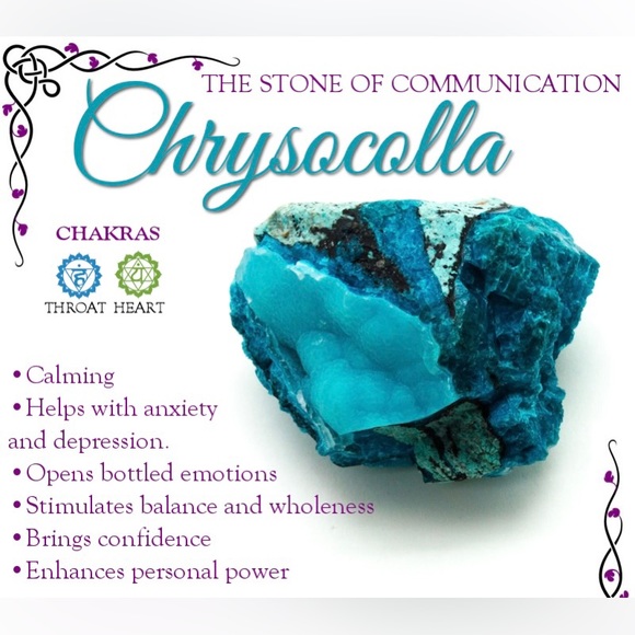 Chrysocolla Sterling Silver overlay ring - Picture 7 of 9